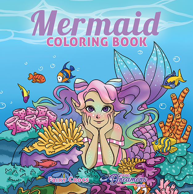 mermaid coloring book for kids